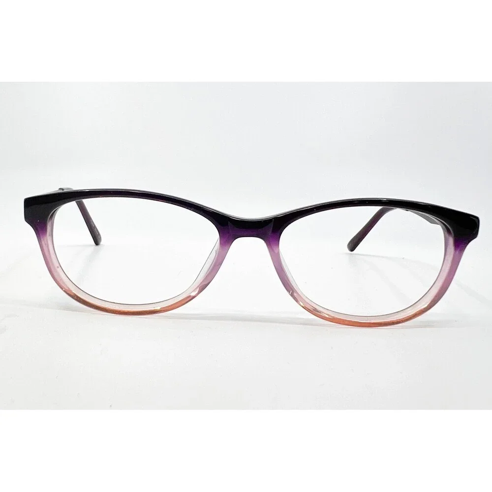 B.U.M. Equipment Eyeglasses Womens Violet Fade Cat Eye Frames 50-16-140